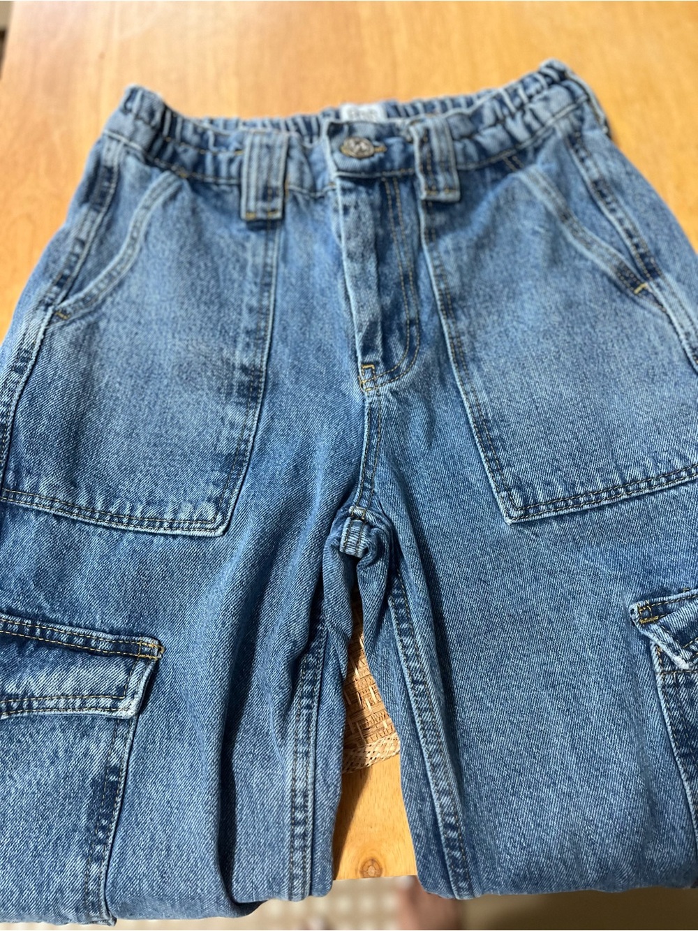 BDG Women’s Blue Wide Leg Carpenter Jeans